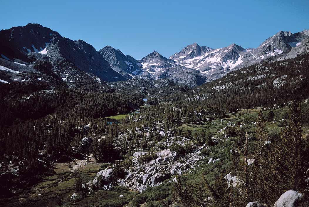 1993CA0104 ©Tim Medley - Little Lakes Valley, Bear Creek Spire, John Muir Wilderness, CA