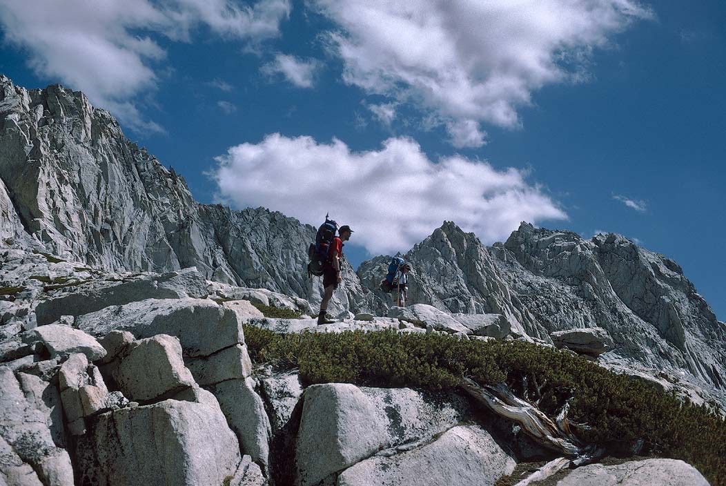 1993CA0337 ©Tim Medley - Shout-of-Relief Pass 11,427, John Muir Wilderness, CA