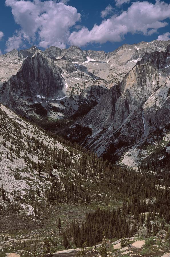 1991CA01630 ©Tim Medley - Le Conte Canyon, Black Divide, Bishop Pass TR, Kings Canyon NP, CA