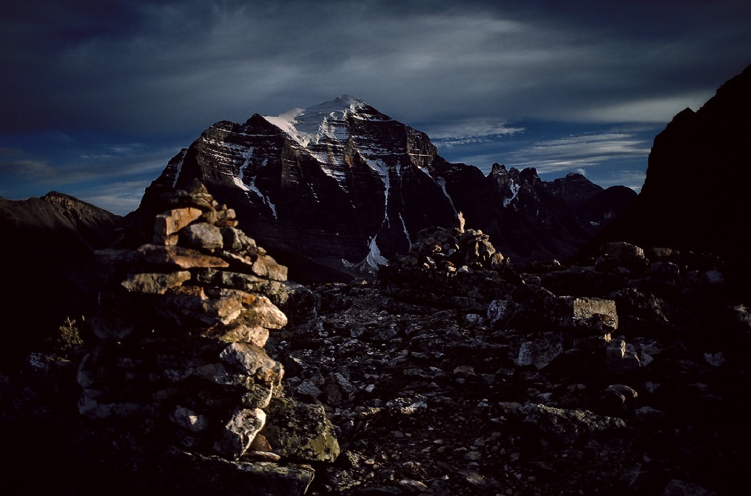 198708710 ©Tim Medley - Saddle Mountain, Mount Temple, Banff National Par, AB