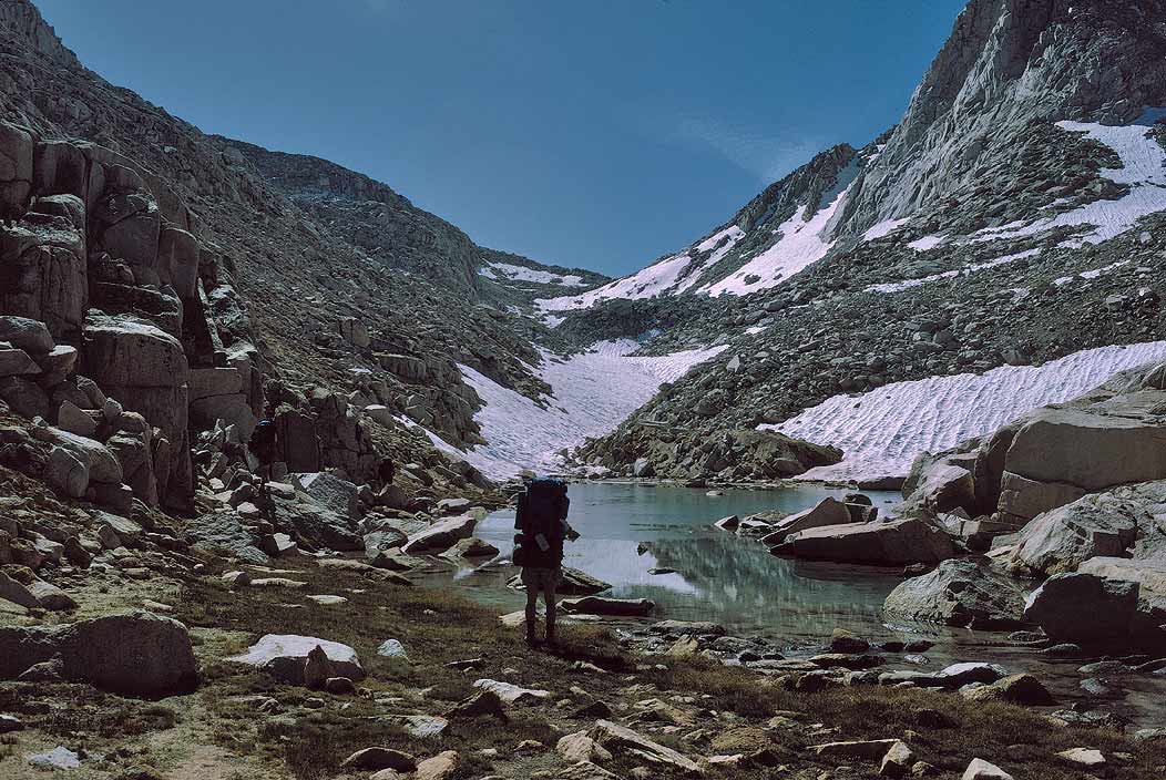 1993CA0508 ©Tim Medley - Mills Creek, Gabbot Pass 12,270, John Muir Wilderness, CA