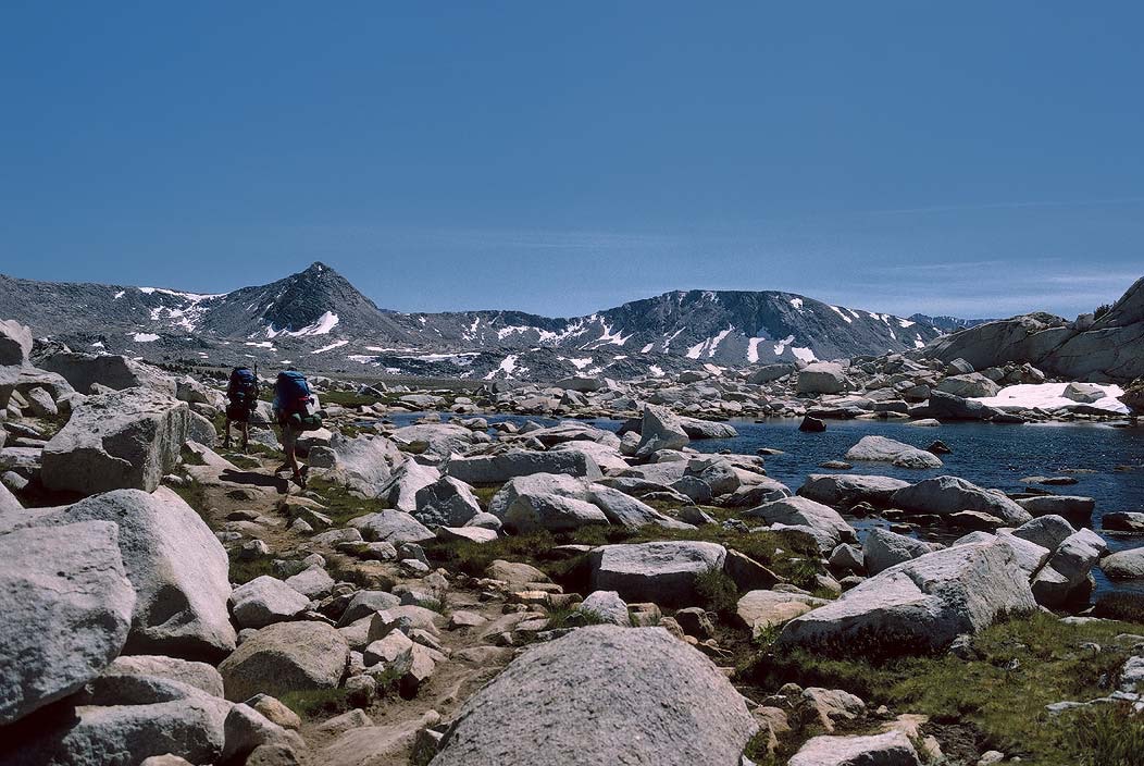 1993CA0630 ©Tim Medley - Pine Creek Pass 11,131, John Muir Wilderness, CA