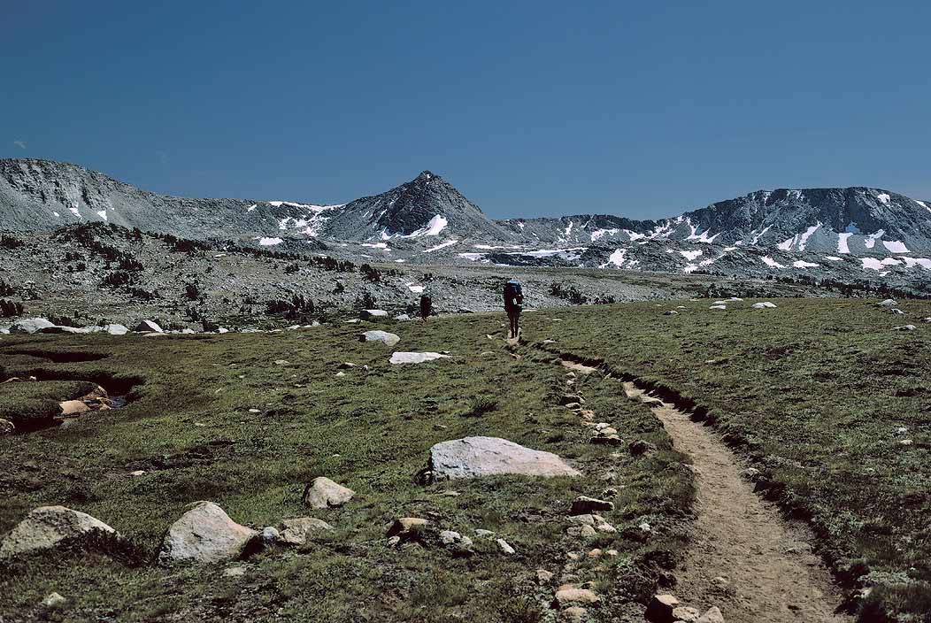 1993CA0632 ©Tim Medley - Pine Creek Pass 11,131, John Muir Wilderness, CA