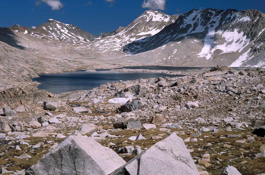 1991CA00750 ©Tim Medley - Wanda Lake, Muir Pass, Mt. Solomons, John Muir TR, Kings Canyon NP, CA