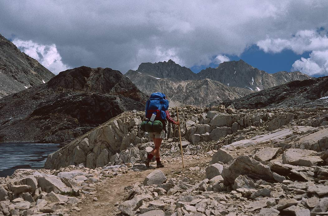 1991CA01250 ©Tim Medley - Helen Lake, Le Conte Canyon, John Muir TR, Kings Canyon NP, CA