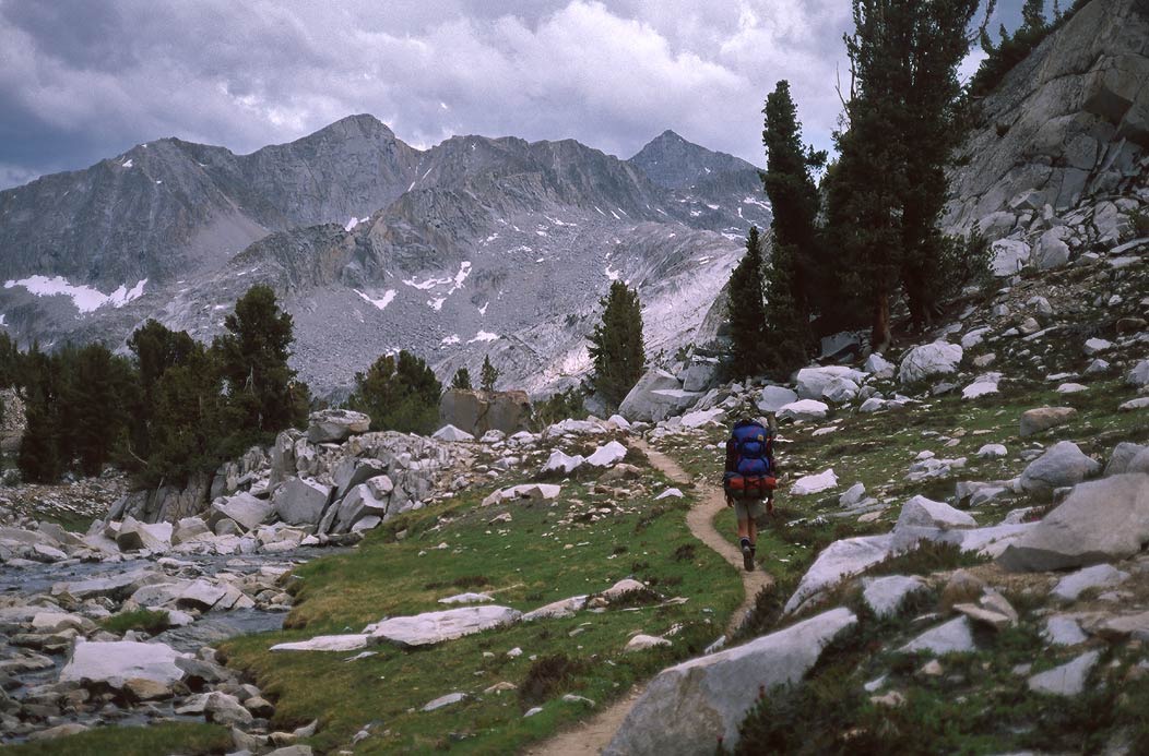 1991CA01420 ©Tim Medley - Le Conte Canyon, Black Divide, John Muir TR, Kings Canyon NP, CA