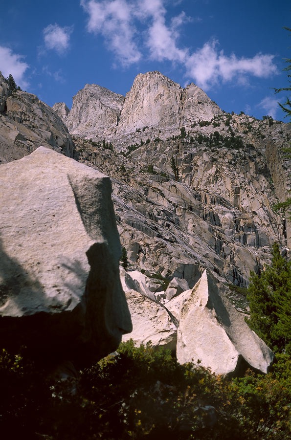 1991CA01520 ©Tim Medley - Langille PK, Le Conte Canyon, John Muir TR, Kings Canyon NP, CA
