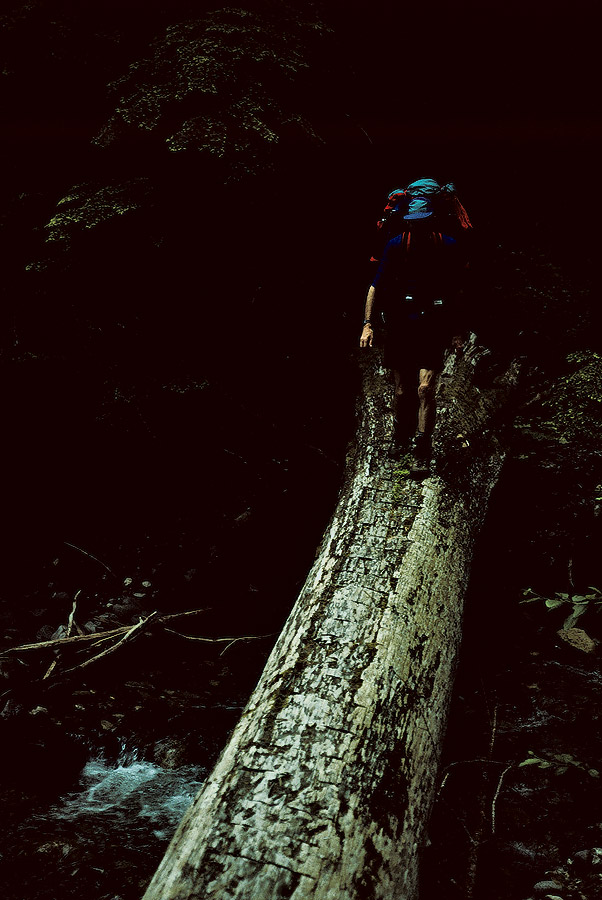 1993WA0216 &copy;Tim Medley - Pacific Crest TR, Glacier Peak WA, WA