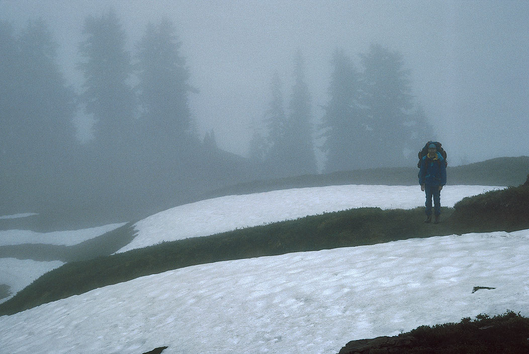 1993WA0302 &copy;Tim Medley - Pacific Crest Trail, Glacier Peak Wilderness, WA