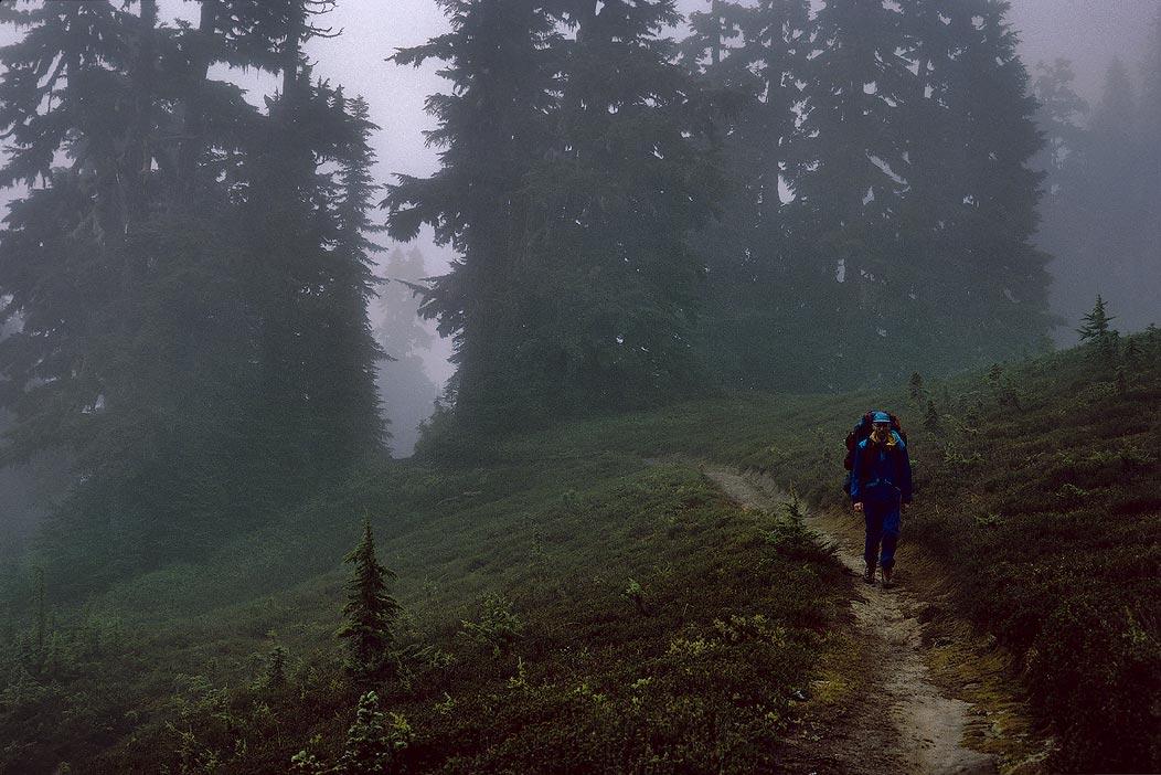 1993WA0503 &copy;Tim Medley - Miners Ridge Trail, Glacier Peak Wilderness, WA