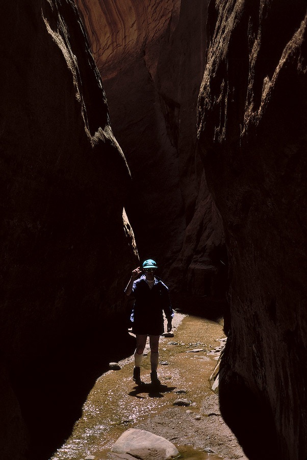 1993UT0235 ©Tim Medley - Dry Fork of Coyote Gulch, UT