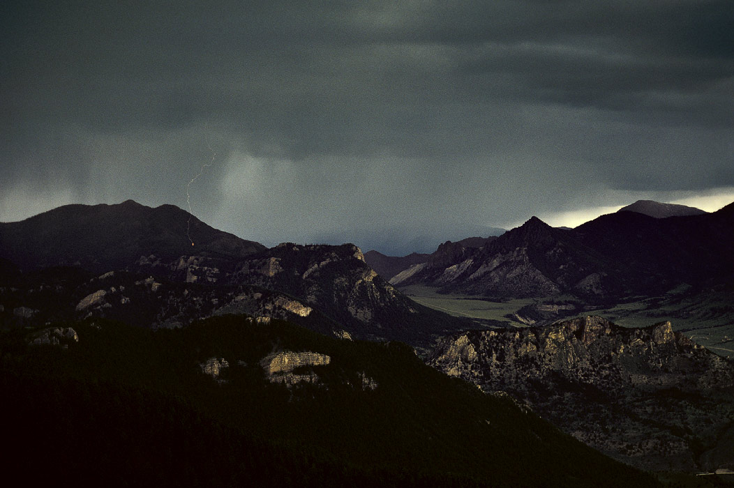 198705731 ©Tim Medley - Lightning Strike, Dead Indian Pass, Sunlight Basin, Shoshone National Forest, WYO